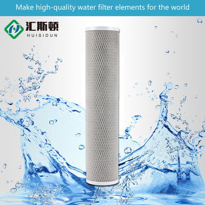 20 pollici Cto filtro di carbone attivo compresso per acqua pulita in ambienti commerciali