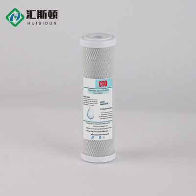 Rimuovi gli odori dall'acqua con cartucce di filtro a blocco di carbonio da 10" 20" con guscio di cocco