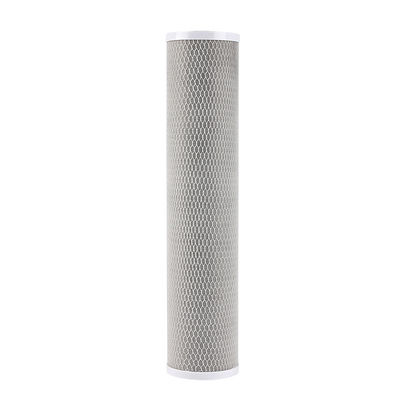 Purificazione dell'acqua ad alto flusso con Huiston 20 Inch 4,5 elemento filtro al carbonio attivo