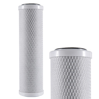 10IN 4.5 filtro al carbone attivo per la depurazione dell'acqua alcalina Whiston bianco e blu