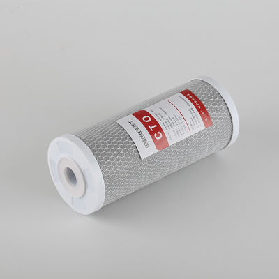 10IN 4.5 filtro al carbone attivo per la depurazione dell'acqua alcalina Whiston bianco e blu