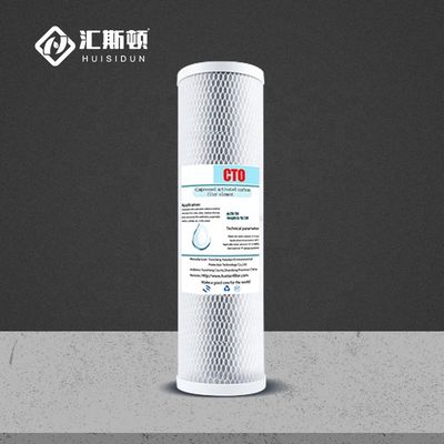 Fonte di alimentazione elettrica 10*2,5 pollici CTO Coconut Carbon Activated Carbon Block Water Filter