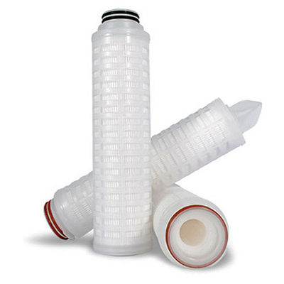 40 pollici 0.1um 0.22um 0.45um PES PP Cartucce di filtro a piegatura per acqua del rubinetto municipale