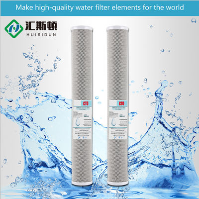 20 pollici CTO Compressed Activated Carbon Prefilter Element per la depurazione commerciale