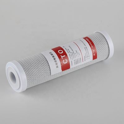 Elemento filtro a blocco di carbonio attivo CTO per la depurazione dell'acqua di tutta la casa 3,5 kg