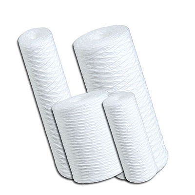 1/5/10/20/30/50/100 Micron Rating 10 * 4,5 pollici PP Serie Cartuccia filtro a filatura ferita