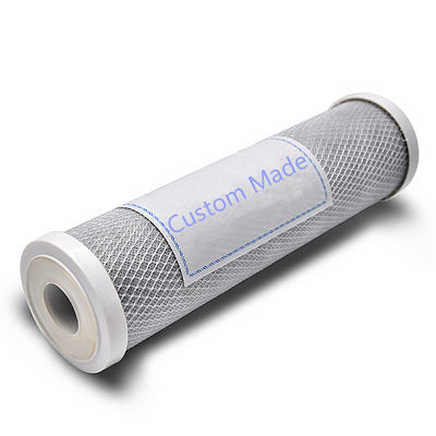 10 pollici UDF Coconut Shell CTO filtro a blocco di carbonio attivo per l'intero sistema di depurazione dell'acqua della casa