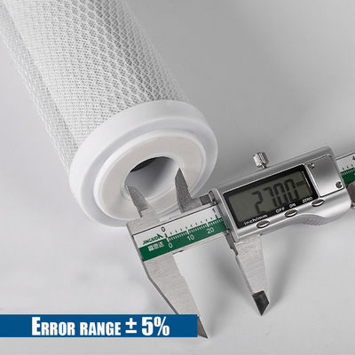 Cartuccia di filtro dell'acqua a carbonio attivo CTO per sistemi di osmosi inversa 10*2,5 pollici