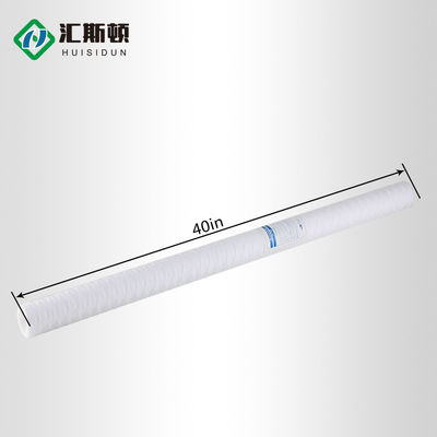 Filtro per l'acqua industriale in polipropilene 20*2,5 pollici PP Cartuccia per ferite Filtro per l'acqua