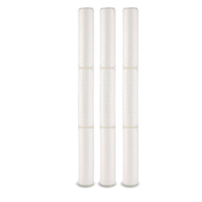 30 pollici 0.1micron PP Micropore Cartuccia di filtro a plettatura per filtrazione chimica fine