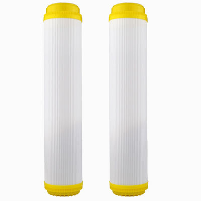 Trattamento delle acque domestiche Cartuccia di filtro in resina da 10 pollici per osmosi inversa a casa piena