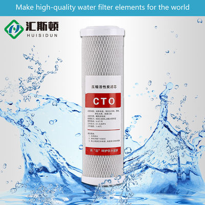 Filtro di carbonio attivo da 10 pollici per il trattamento dell'acqua mediante elettroplatazione chimica