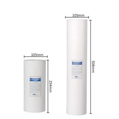 10 pollici 5 micron PP Jumbo Sedimento Fuso Cartuccia soffiata per un' efficace filtrazione dell' acqua