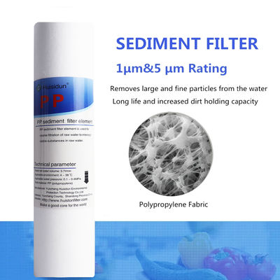 20 pollici 30 pollici 40 pollici PP Cartuccia di filtro soffiato per il trattamento dell' acqua