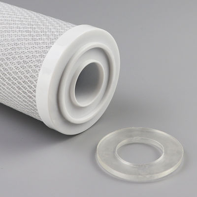Cartuccia di filtro dell'acqua a blocco di carbonio di capacità standard CTO per acqua del rubinetto municipale